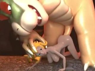 Princese persiks fucked līdz bowser