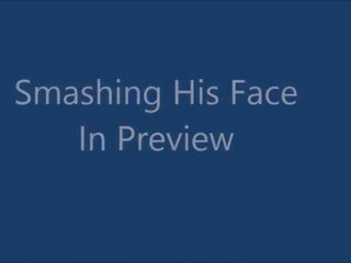 Smashing His Face In Preview