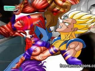 TV toon heroes anal sex