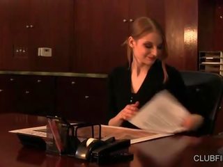 Ela darling και dylan ryan πόδι φετίχ σε ο workplace