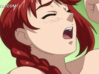 Alasti punapea anime tüdruk puhumine munn sisse sixtynine