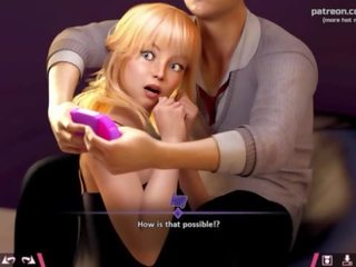 Double Homework &vert; hot to trot blonde teen darling tries to distract suitor from gaming by showing her extraordinary big ass and riding his pecker &vert; My sexiest gameplay moments &vert; Part &num;14