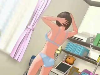 Cute 3D Hentai Cutie Have A Wet Dream