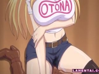 Horny Hentai Blondie Rides Hard Cock