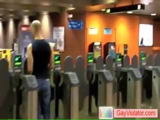 Boy Gets Banged In Subway By Gayviolator