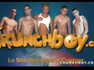 Amazing group porn gang bang amator bareback in PARIS for CRUNCHBOY