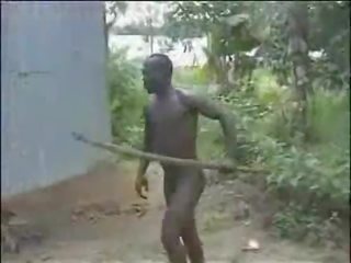 Magnificent menjijikan mentah keras afrika hutan hubungan intim!