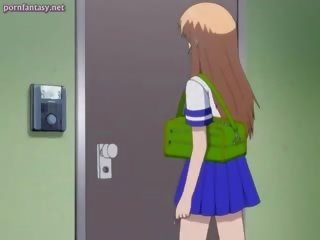 Redhead Anime Tramp Sucking A Fat Penis