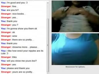 Omegle Teen From Argentina Enjoys My Fake Cam