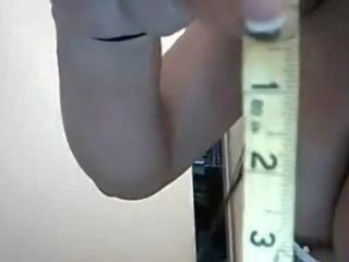 Dick Measuring - Amateur Wife Gets Soft Dick Stats