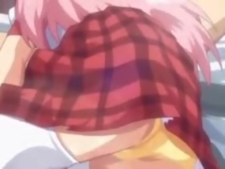 Siro anime koulutyttö puhallus suuri kukko sisään lähikuva