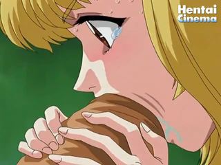 Drobne anime playgirl dostaje jej cycki pieprzony przez to duży muskularny ogier
