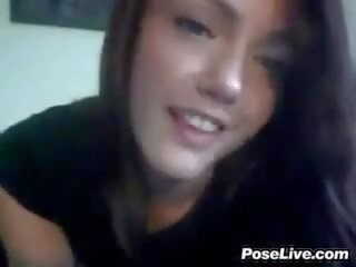 Pretty Young Girl Masturbates