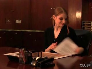 Ela Darling And Dylan Ryan Foot Fetish In The Workplace