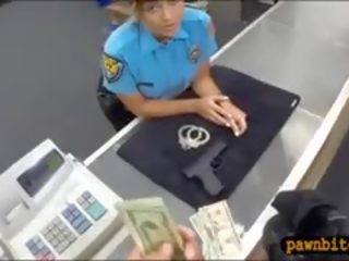 Police Officer With Big Tits Gets Pounded By Horny Pawn Guy