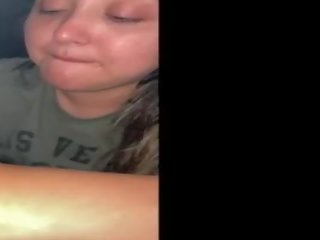 Sucking neighbors putz while husband is gone