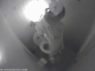 Toilet Masturbation Secretly Captured By Spycam