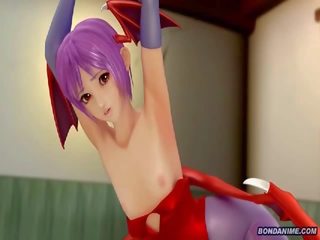 3d vampire girl gets nipple tickled