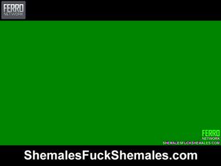 Awesome Shemales Fuck Shemales Video With Amazing Porn Stars Kawana