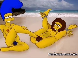 Simpsons hentaï dur orgie