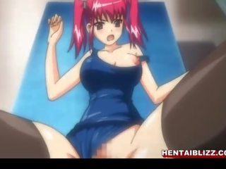 Baju renang anime bersama-pendidikan seks kaki fucked