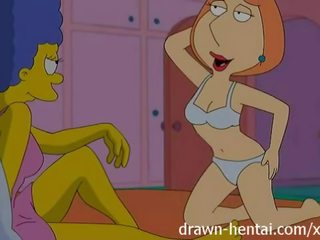 Leszbikus hentai - lois griffin és marge simpson